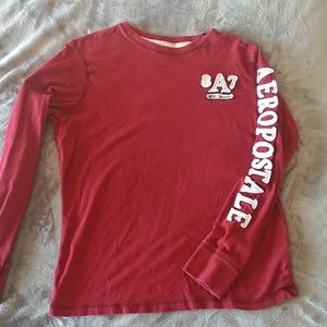 Aéropostale long sleeve shirt w/ logo on sleeve